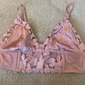 Victoria’s Secret Floral Detail Pink Bralette